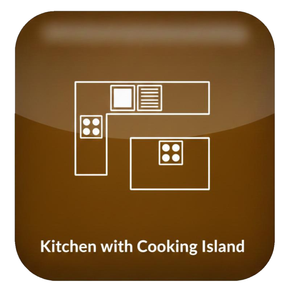 kitchen with cooking island