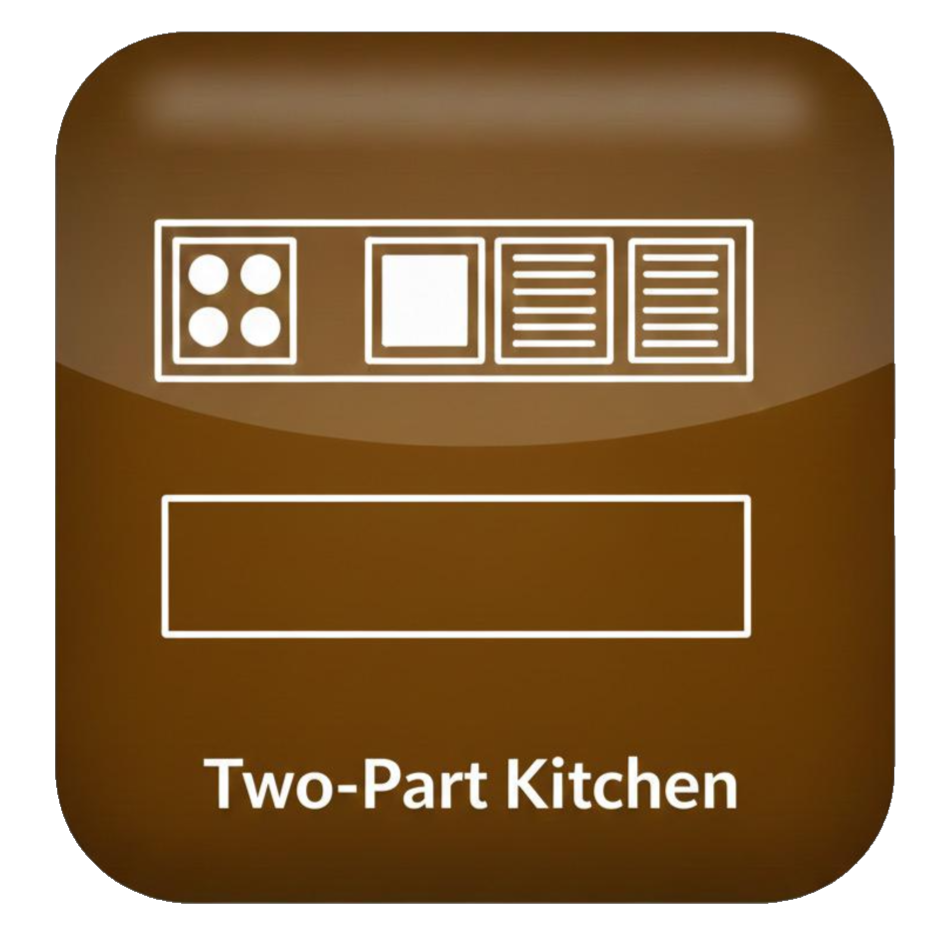two-part kitchen